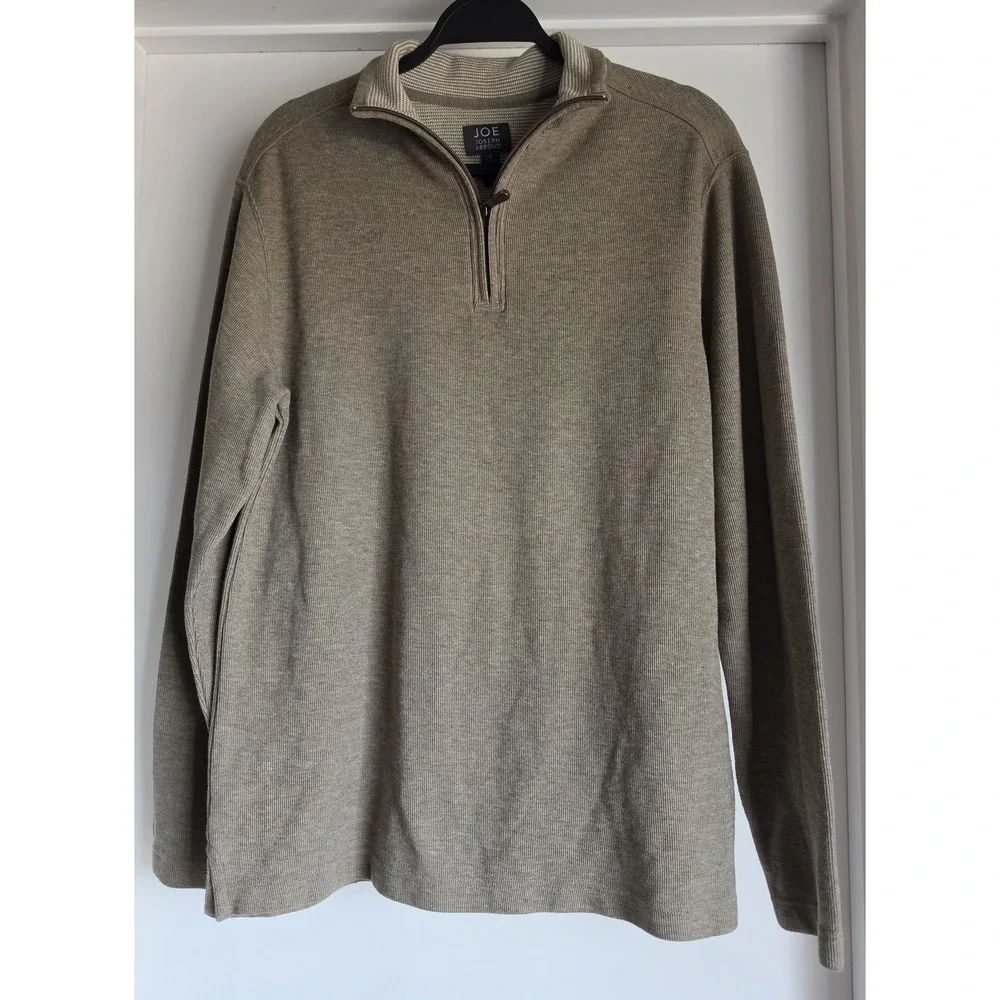 Joseph Abboud Pullover Sweater Men S Brown Collared Long Sleeve Classic